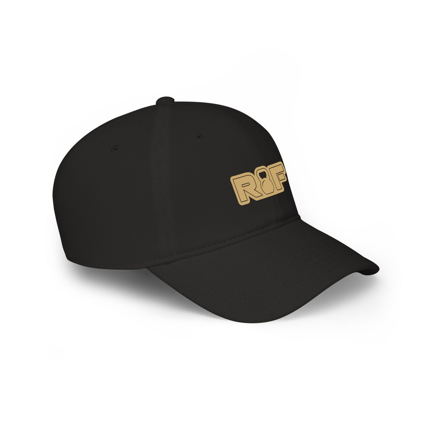 RF Gold Logo Black Baseball Cap