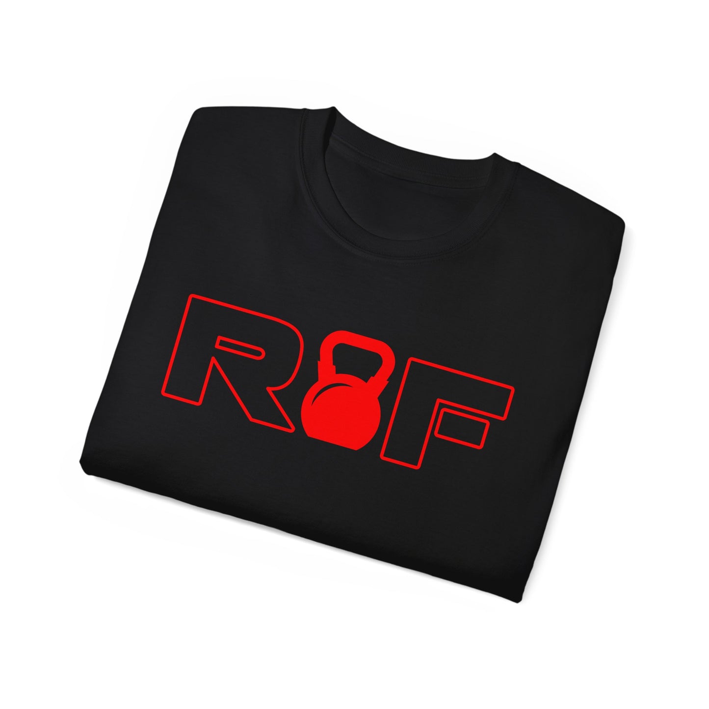RF Kettlebell Logo Red Outline Tee