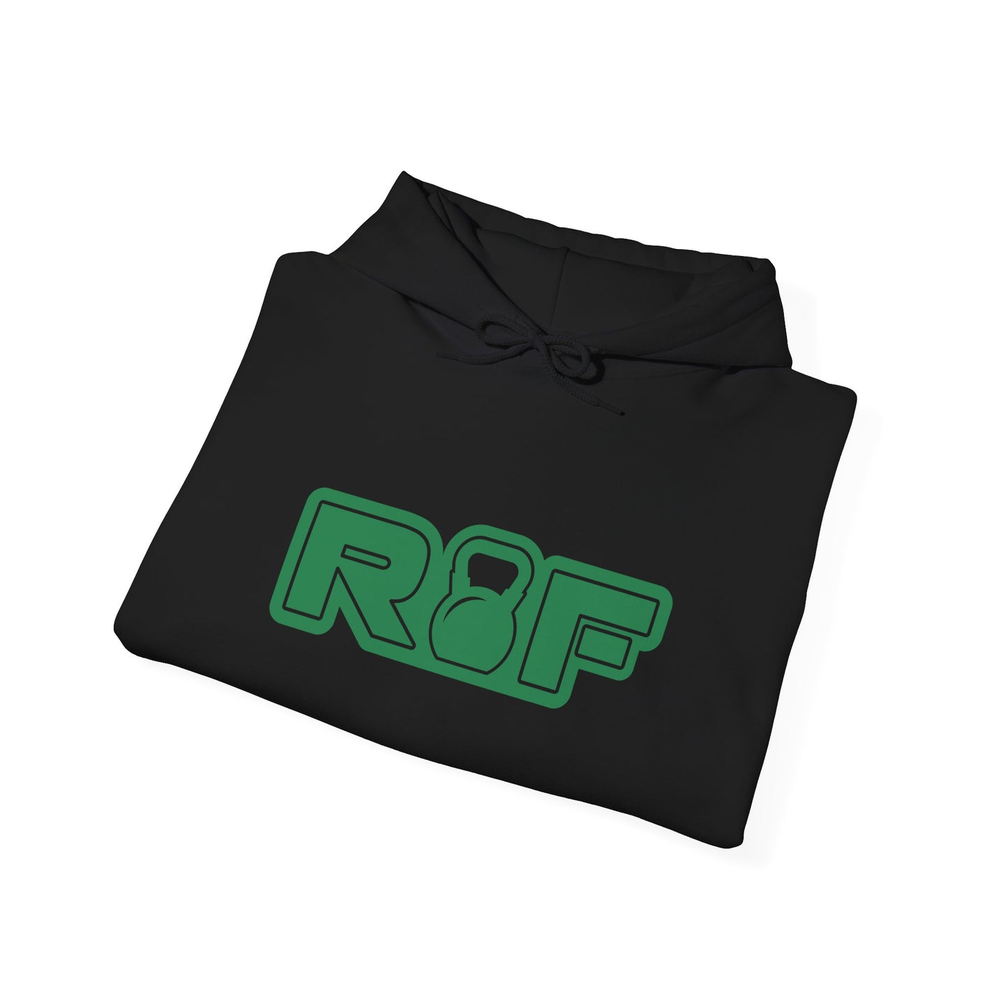 RF Green Logo Progress Over Perfection Hoodie