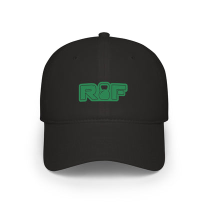 RF Green Logo Black Baseball Cap