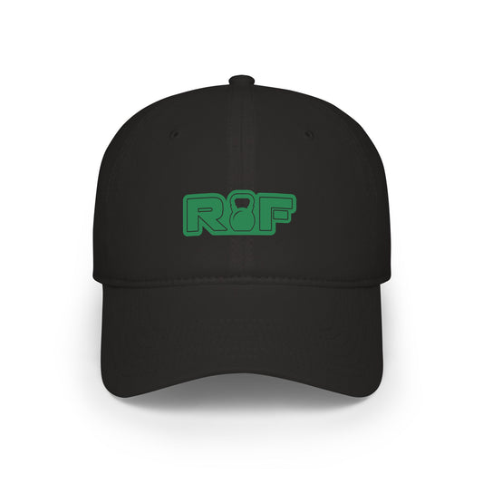 RF Green Logo Black Baseball Cap