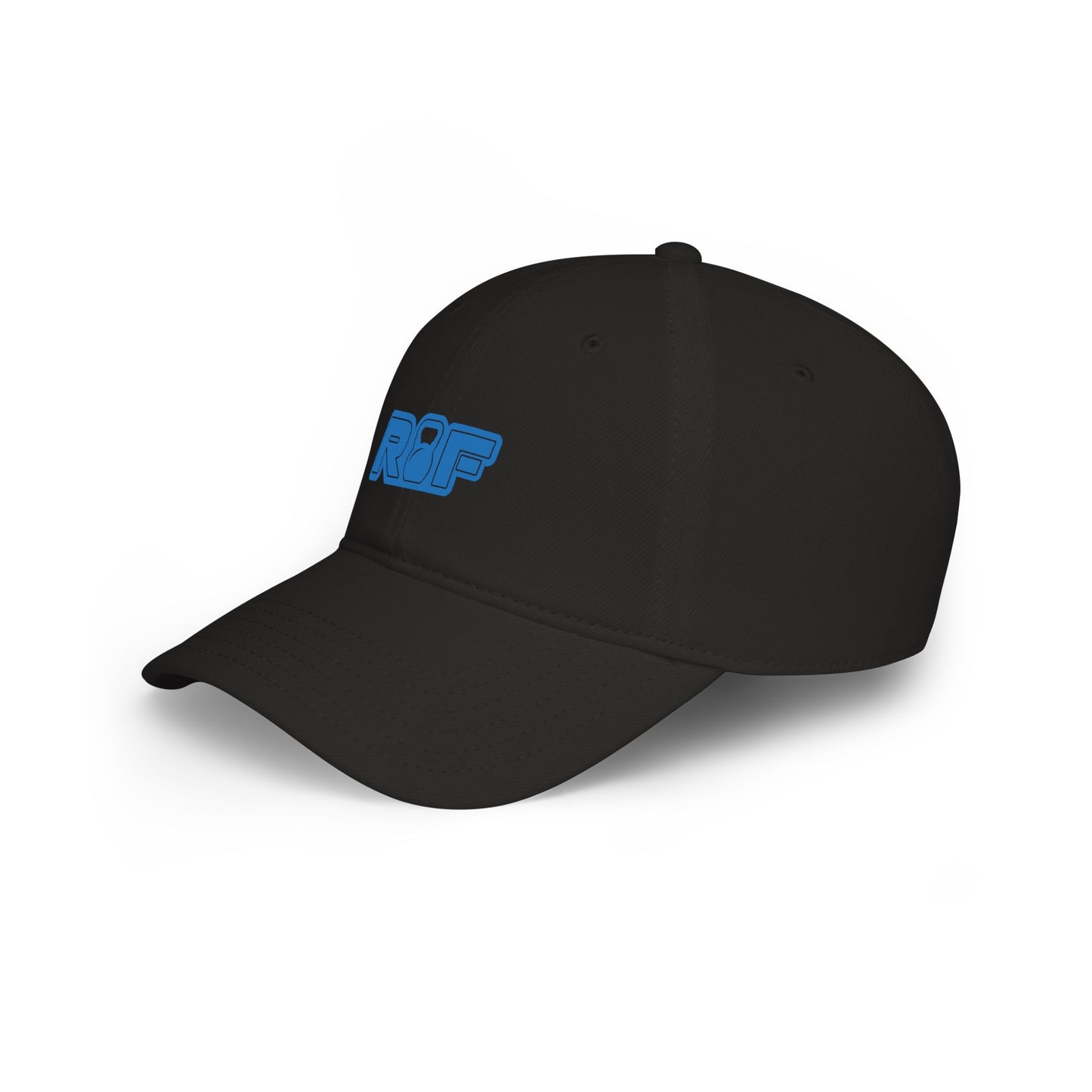 RF Blue Logo White Baseball Cap
