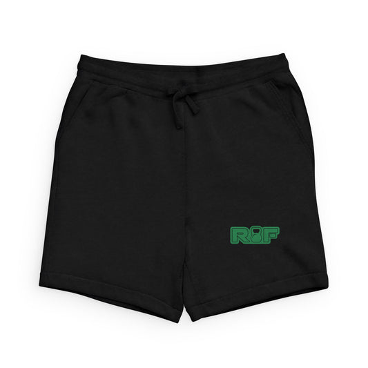 RF Green Logo Black Shorts