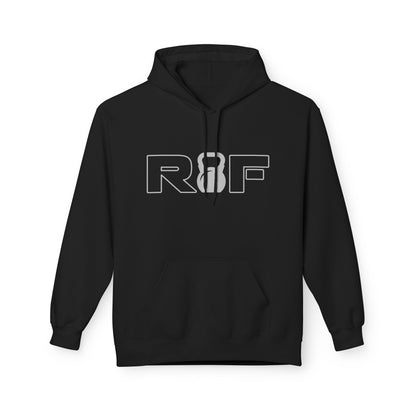 RF Kettlebell Logo Light Grey Minimalist Outline Hoodie