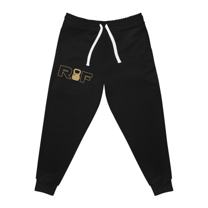 RF Gold Kettlebell Minimalist Logo Athletic Joggers