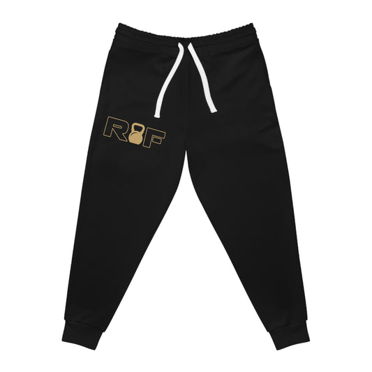 RF Gold Kettlebell Minimalist Logo Athletic Joggers