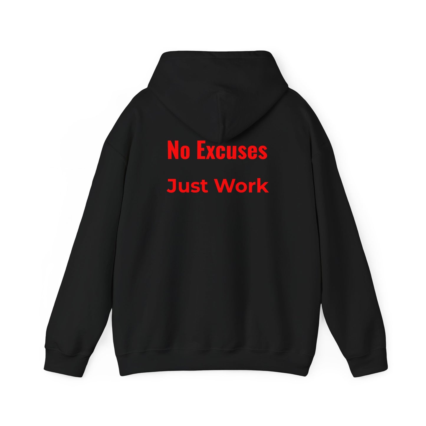 RF Kettlebell Logo No Excuses Just Work Hoodie