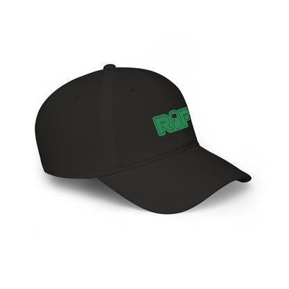 RF Green Logo Black Baseball Cap