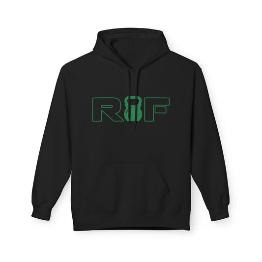 RF Kettlebell Logo Green Minimalist Outline Hoodie