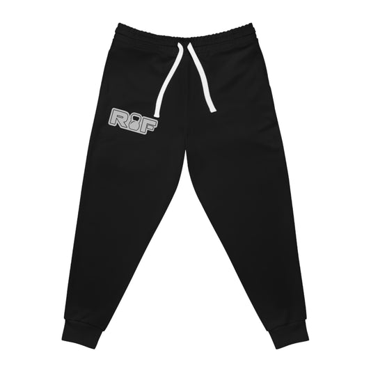 RF Logo Black Athletic Joggers