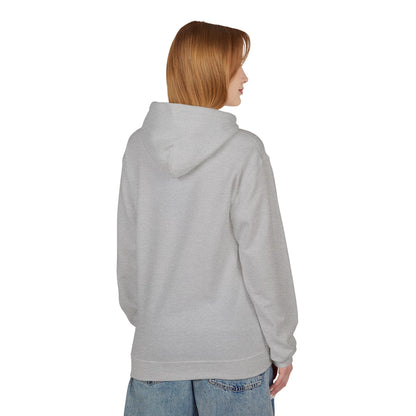 RF Kettlebell Logo Blue Minimalist Outline White Hoodie
