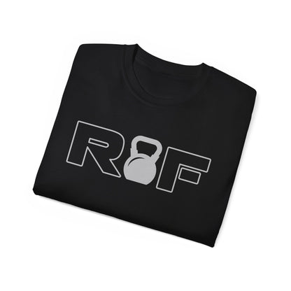 RF Kettlebell Logo Light Grey Outline Tee