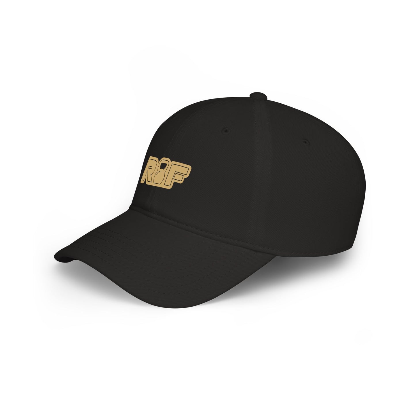 RF Gold Logo Black Baseball Cap