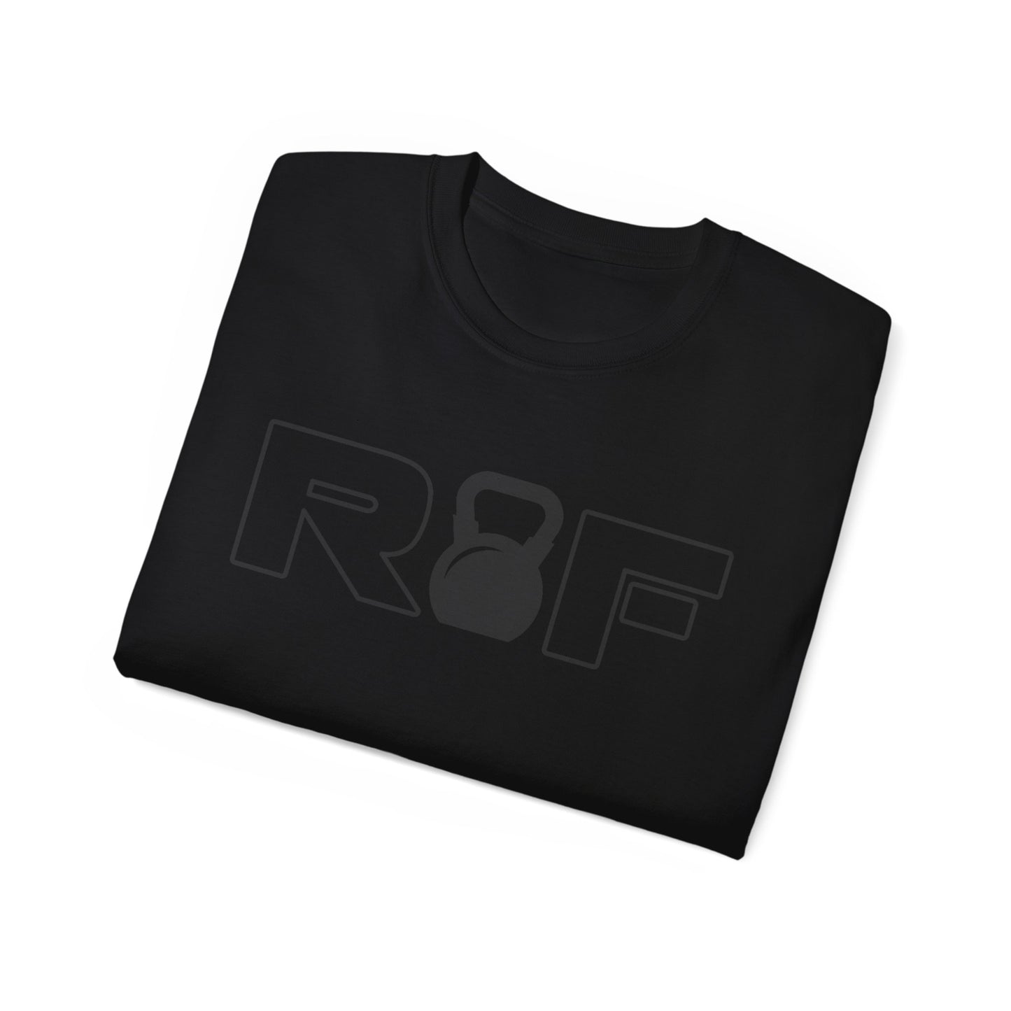 RF Kettlebell Logo Dark Grey Outline Tee