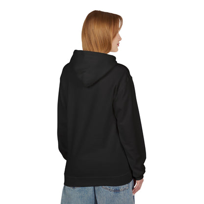 RF Kettlebell Logo Blue Minimalist Outline White Hoodie