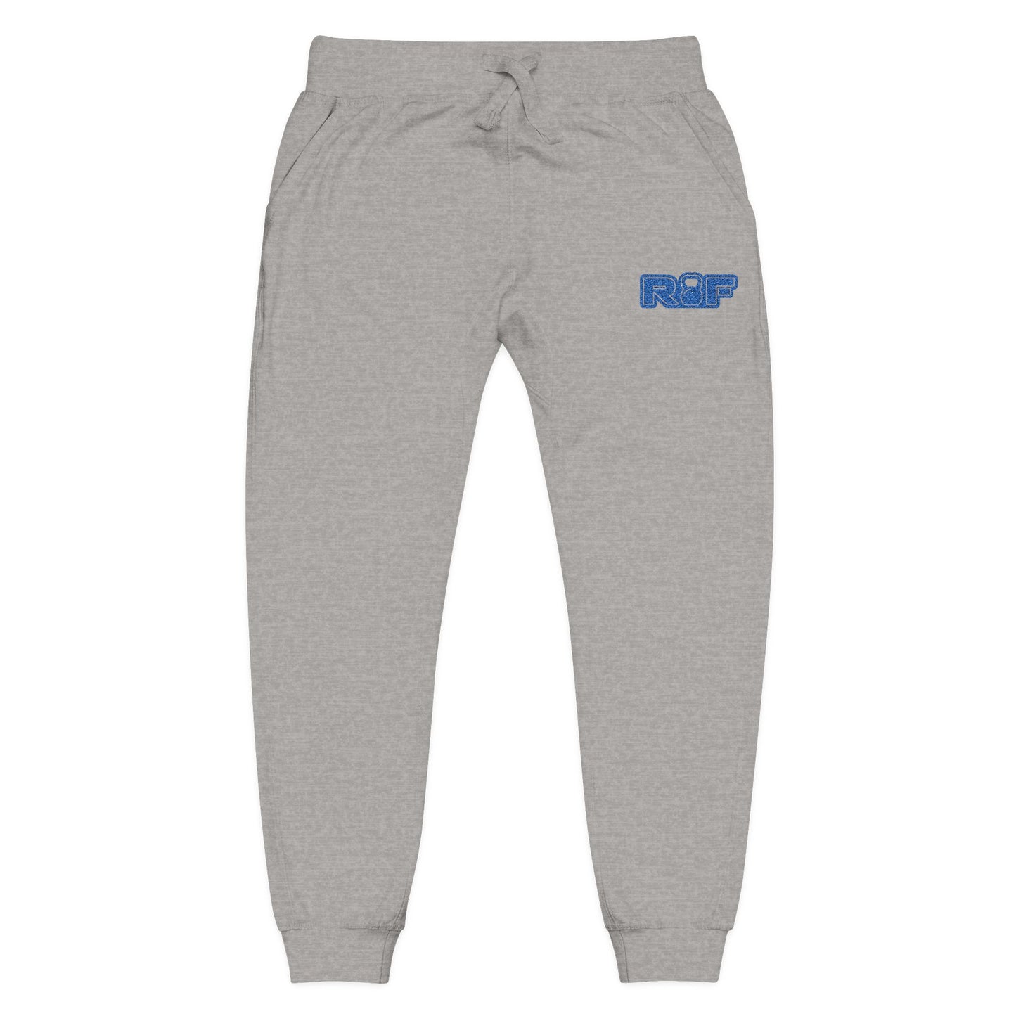 RF White Fleece Cozy Casual Sweatpants