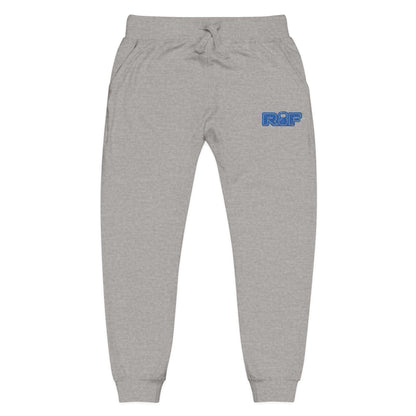 RF White Fleece Cozy Casual Sweatpants