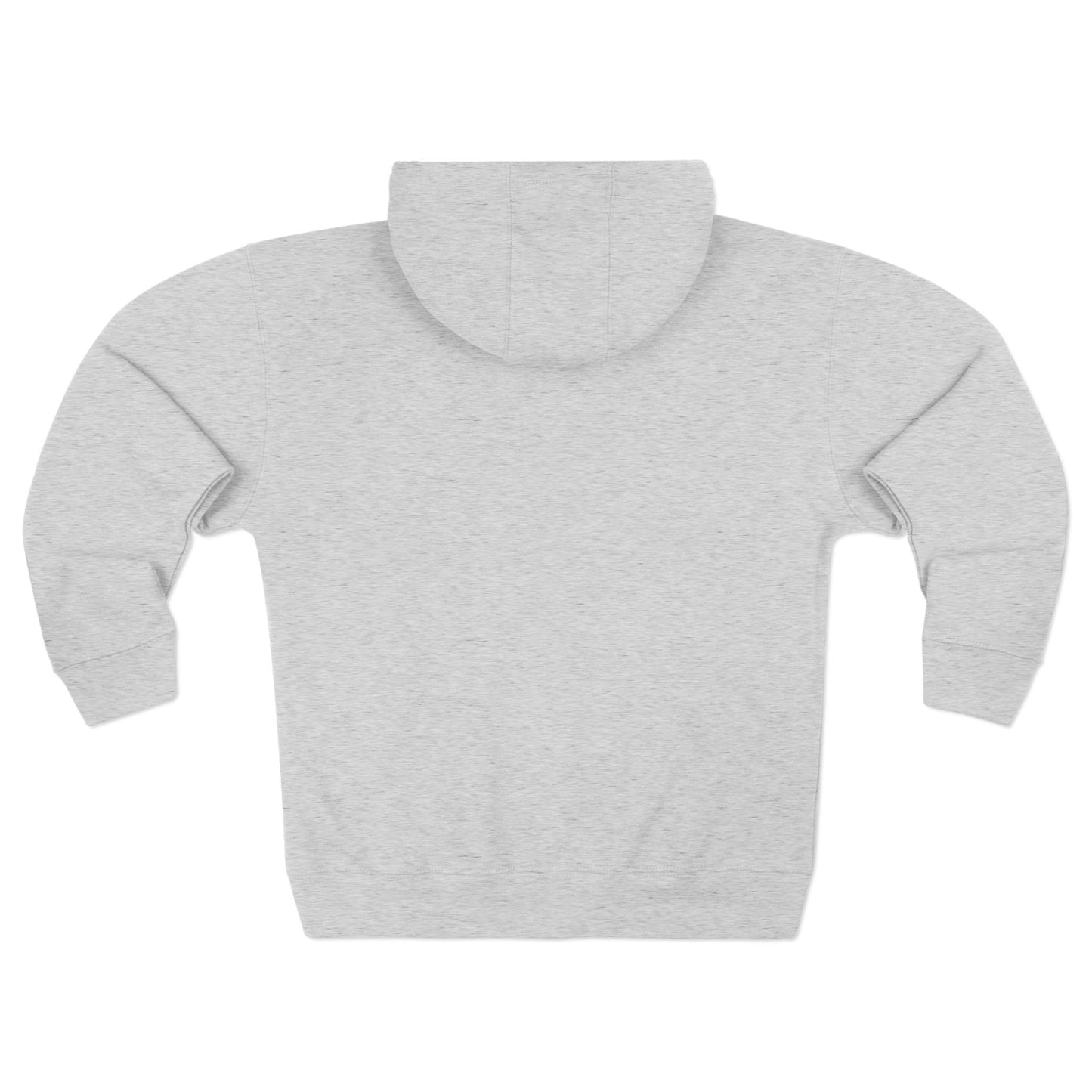 RF Blue Logo White Full-Zip Hoodie