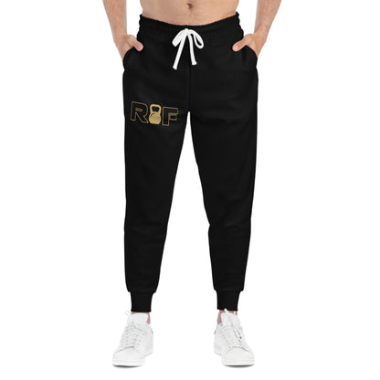 RF Gold Kettlebell Minimalist Logo Athletic Joggers
