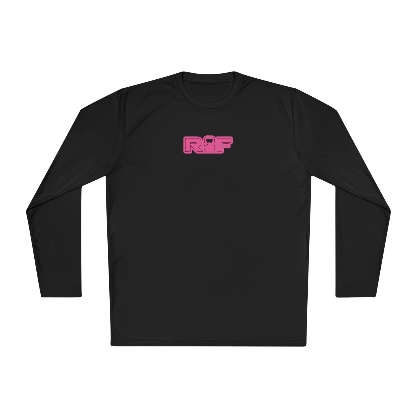 RF Pink Logo Long Sleeve Workout Tee