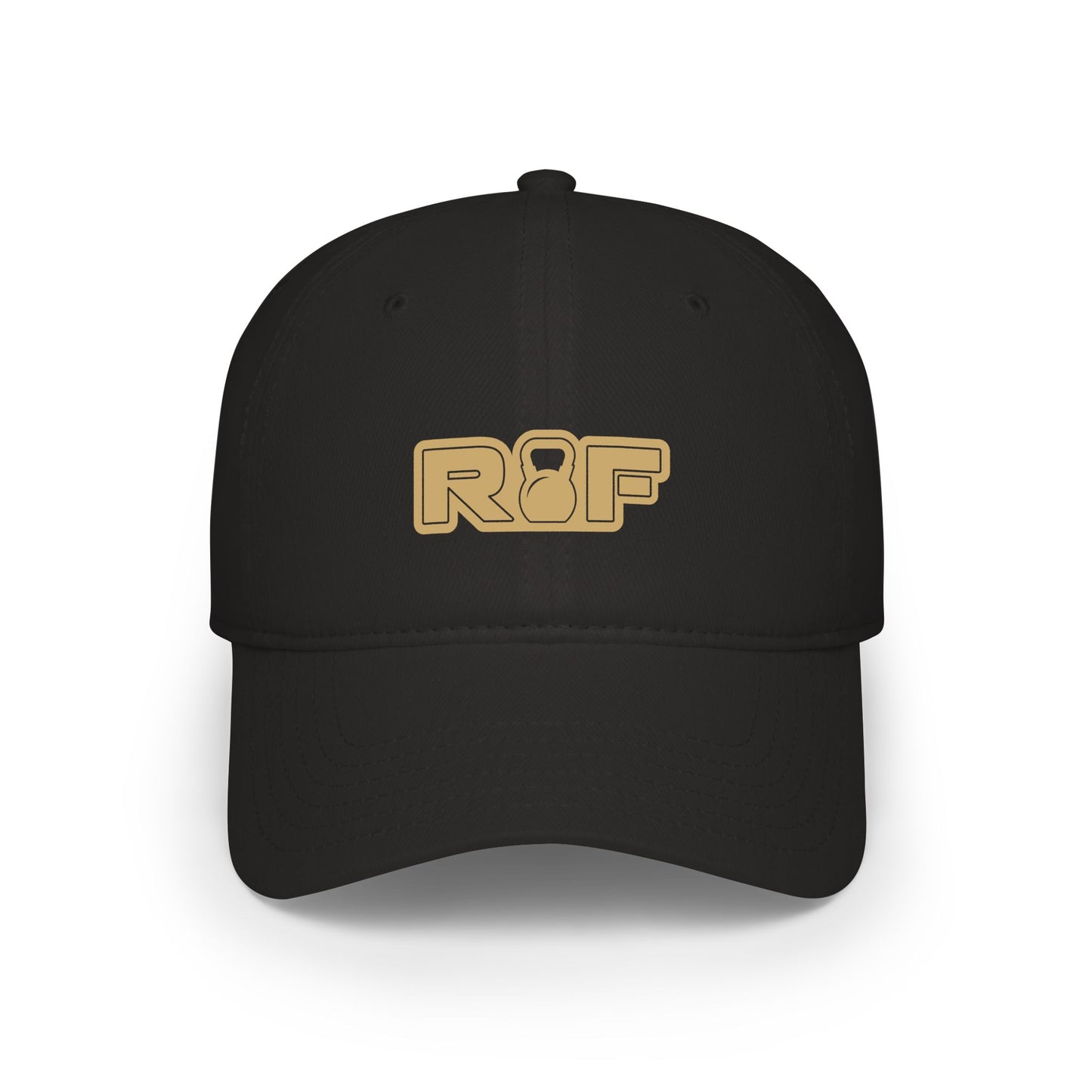 RF Gold Logo Black Baseball Cap