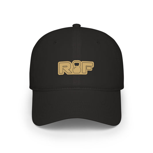 RF Gold Logo Black Baseball Cap