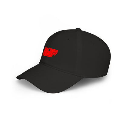 RF Red Logo Black Baseball Cap
