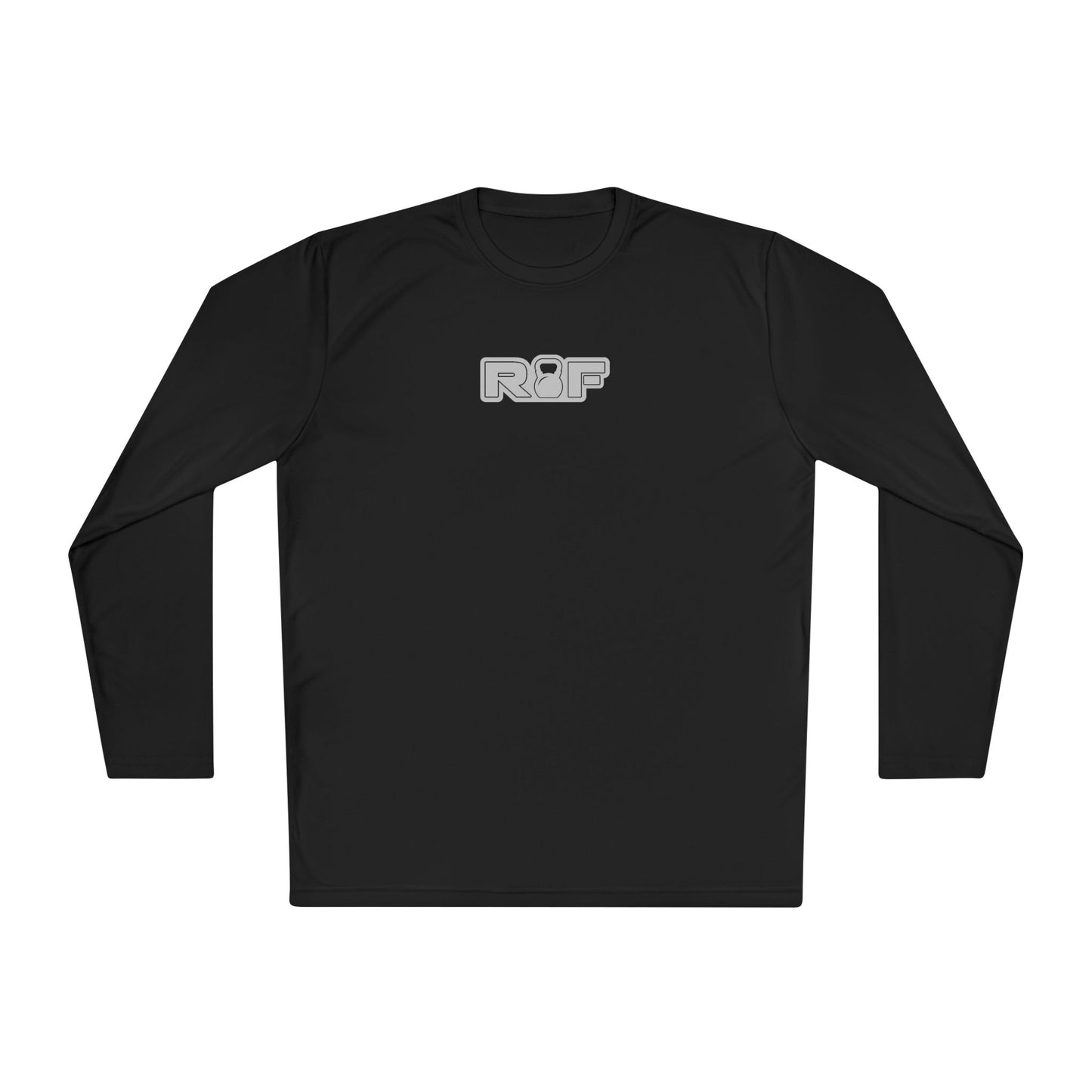 RF Light Grey Logo Long Sleeve Workout Tee