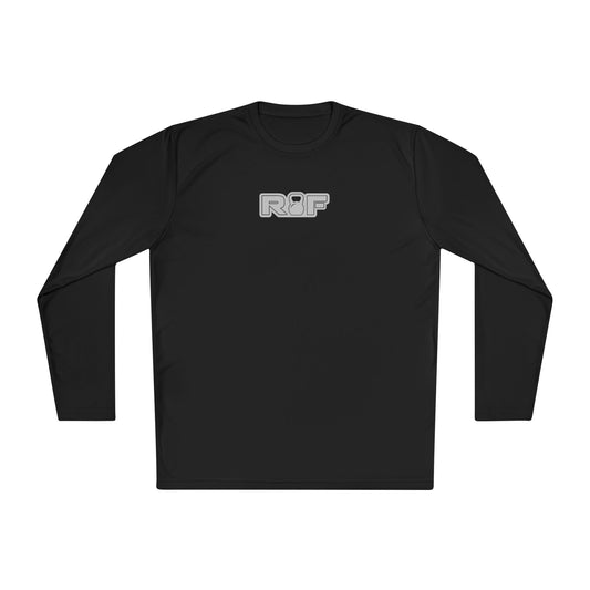 RF Light Grey Logo Long Sleeve Workout Tee