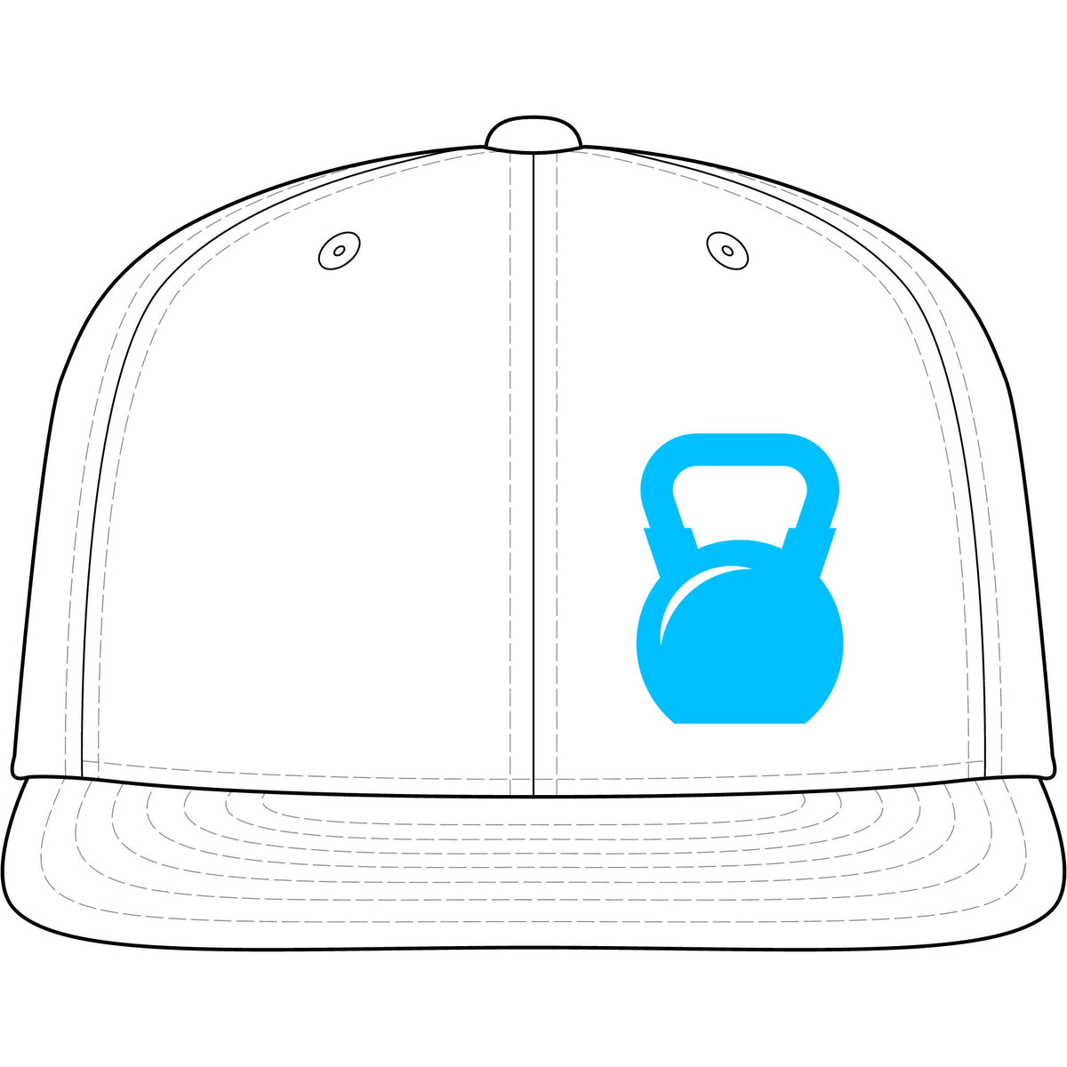 REGFIT Kettlebell Emblem Snapback Hat