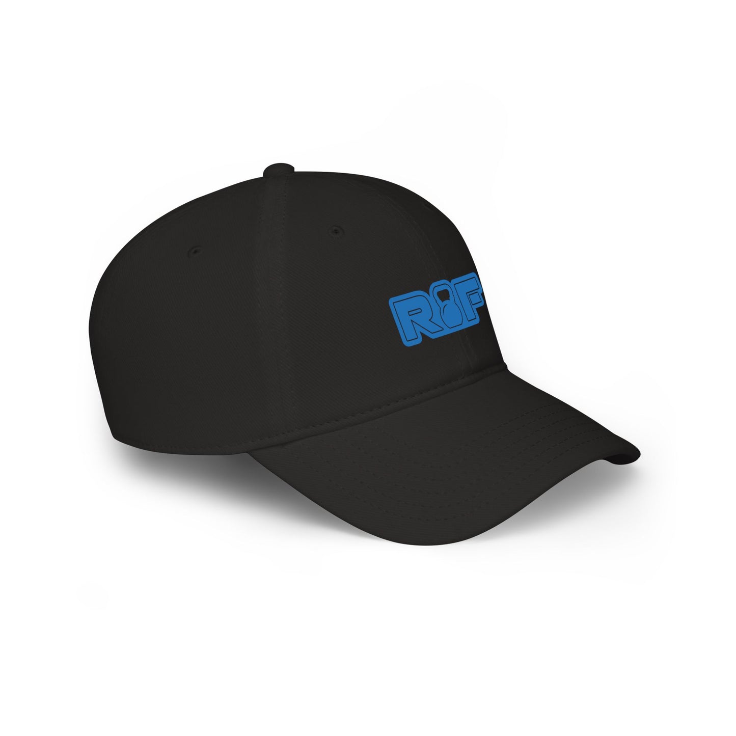 RF Blue Logo White Baseball Cap
