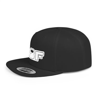 RF Kettlebell Flat Bill Snapback Hat — Fitness Gym Weightlifting Cap