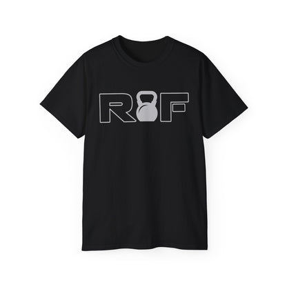 RF Kettlebell Logo Light Grey Outline Tee