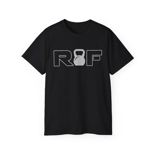 RF Kettlebell Logo Light Grey Outline Tee