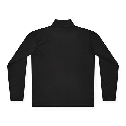 RF Minimalist Red Logo Quarter-Zip Pullover